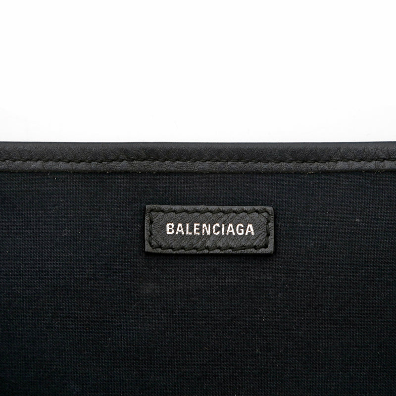 Balenciaga BALENCIAGA Logo Hand Tote Bag Black x Beige P14541 – NUIR VINTAGE