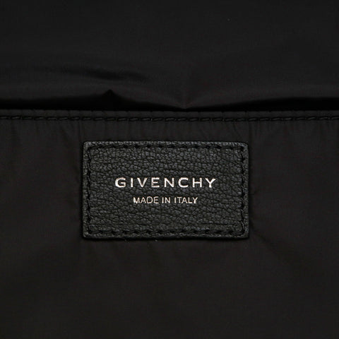 Givenchy Givenchy徽标徽标尼龙背包背包黑色P14543