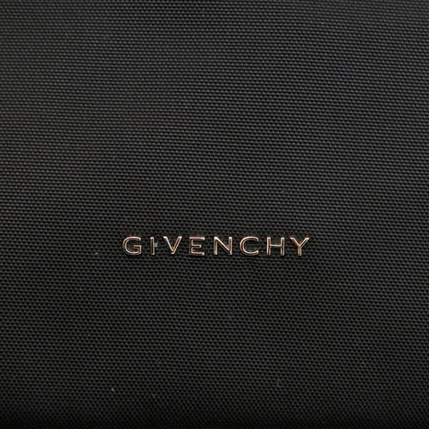 Givenchy Givenchy徽标徽标尼龙背包背包黑色P14543