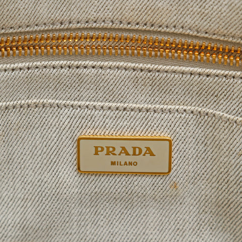 Prada Prada Kanapa 2way肩部手提包灰色P14574