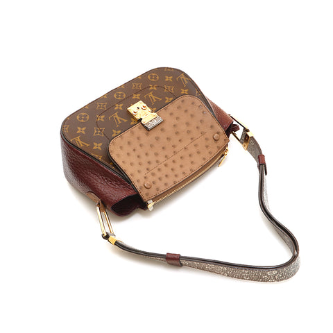 Louis Vuitton Monogram Rum Equis Chick Shoulder Bag N91280 Brown X