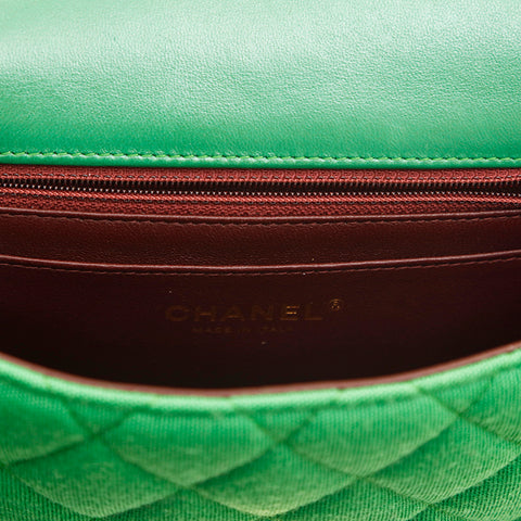 Chanel Chanel Coco Mark Matrasse Embrayage diagonal Sac à bandoulière vert P14593