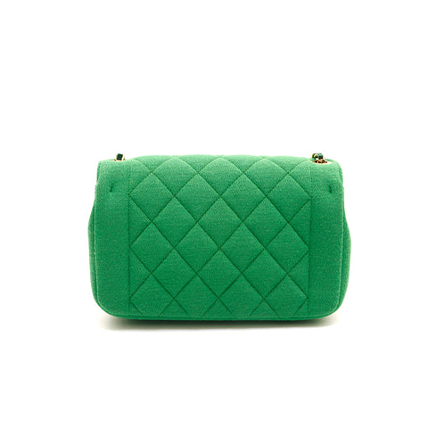 Chanel Chanel Coco Mark Matrasse Embrayage diagonal Sac à bandoulière vert P14593