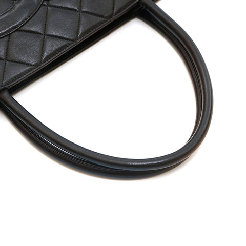 Chanel Chanel Matrasse重印手提袋肩带黑色P14596