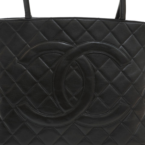Chanel CHANEL Matrasse Reprint Tote Shoulder Bag Black P14596