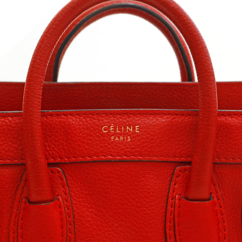 席琳·席琳（Celine Celine）行李纳米购物者2Way手提包红色P14608