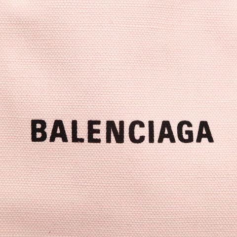 Balenciaga Balenciaga徽标帆布手提包粉红色P14609