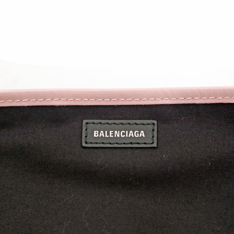 Balenciaga Balenciaga徽标帆布手提包粉红色P14609