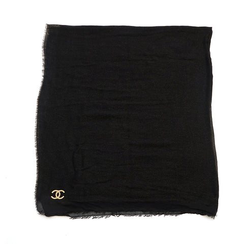 Chanel chanel coco mark grand luminaire foulard noir p14628