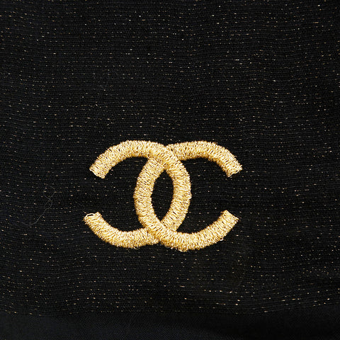 Chanel chanel coco mark grand luminaire foulard noir p14628