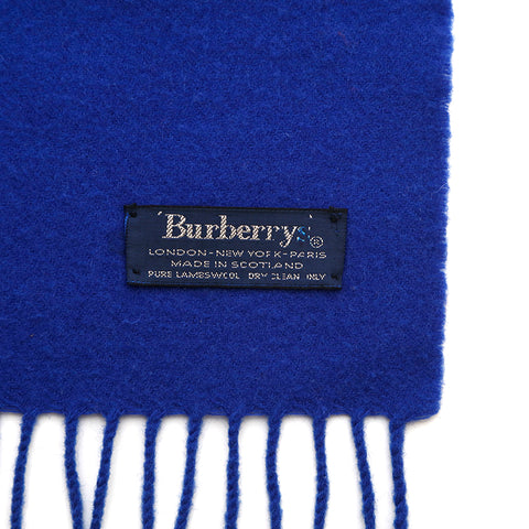 バーバリー BURBERRY ロゴ マフラー ブルー P14629 – NUIR VINTAGE