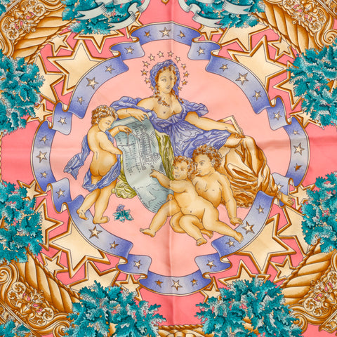 Hermes Hermes Kale 90 Scarf rose P14632