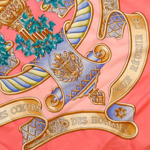 Hermes Hermes Kale 90 Scarf rose P14632