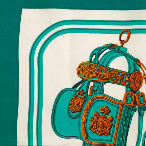 Hermes on sale green scarf