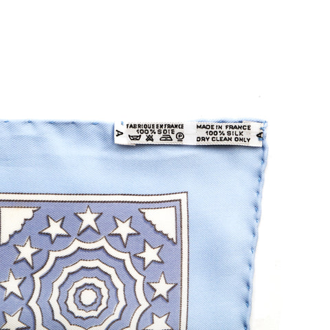 Hermes Hermes Kale 90 Scarf bleu P14637