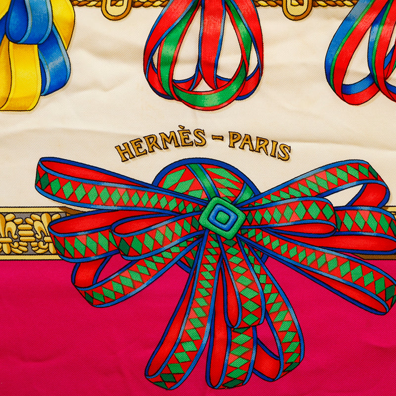 エルメス HERMES カレ90 馬のリボン スカーフ ピンク P14651 – NUIR