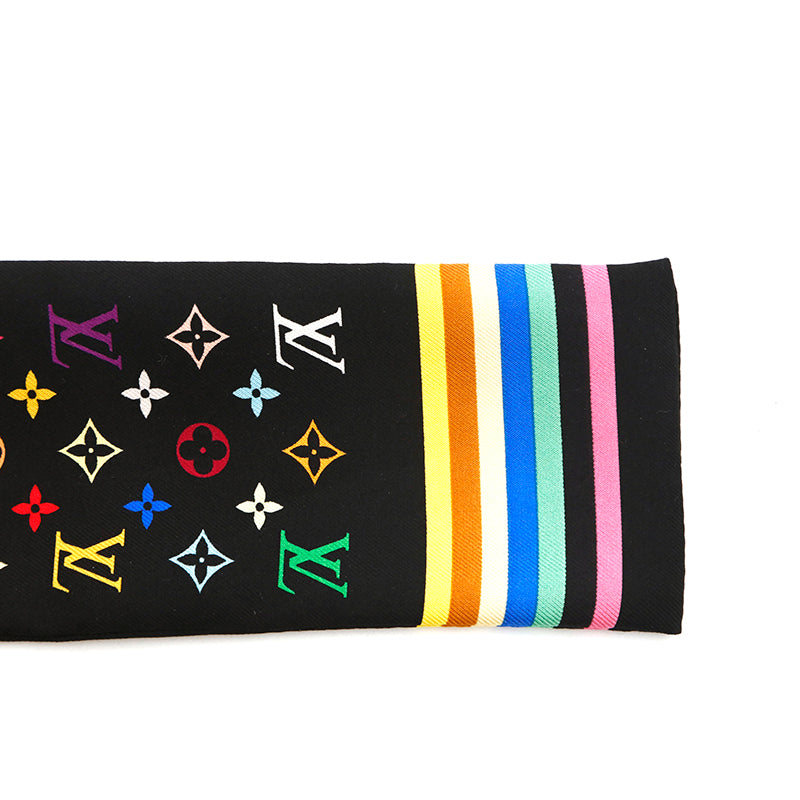 ルイヴィトン　ツイリー LOUIS VUITTON ルイ・ヴィトン スカーフ モノグラム・マルチ