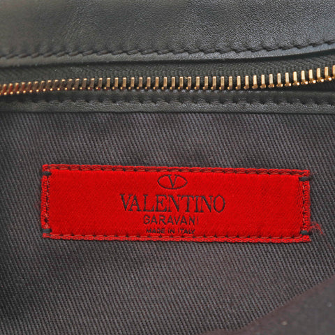 ヴァレンティノ VALENTINO ロックスタッズ ショルダーバッグ レザー ブラック P14663