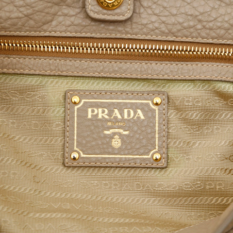 プラダ PRADA 2WAY トート ショルダー ハンドバッグ グレー P14692