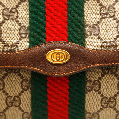 グッチ GUCCI GG スプリーム シェリーライン クラッチ セカンドバッグ ベージュ P14705