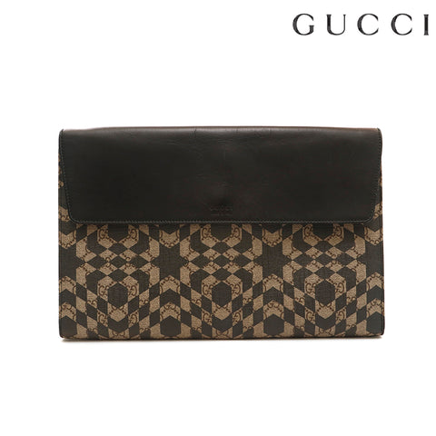 グッチ GUCCI カレイドスター GGプラス  クラッチバッグ ブラック P14714