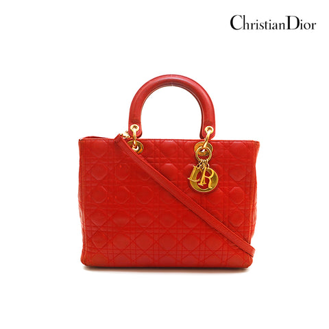 18,130円Christian Dior レディディオール ショルダーバッグ　カナージュ
