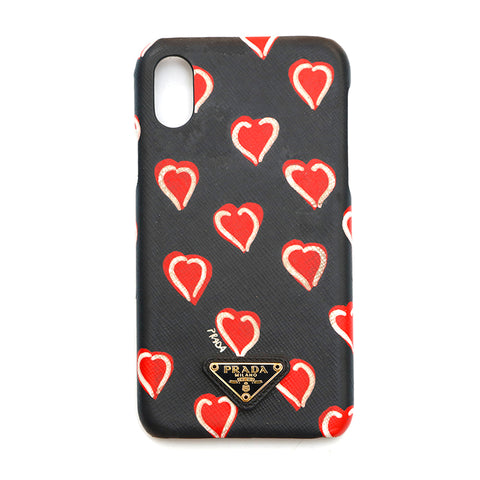 PRADA iPhoneXS iPhone Case Black P14742 NUIR VINTAGE PRADA iPhoneXS iPhone Case Black P14742 NUIR VINTAGE