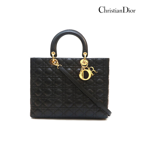クリスチャンディオールChristian Dior ブラックショルダーバッグバッグ