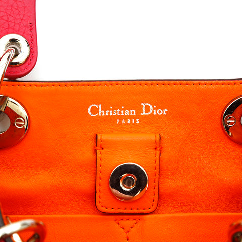 クリスチャンディオール Christian Dior ディオリッシモ 2way ショルダーバッグ レザー ピンク P14792