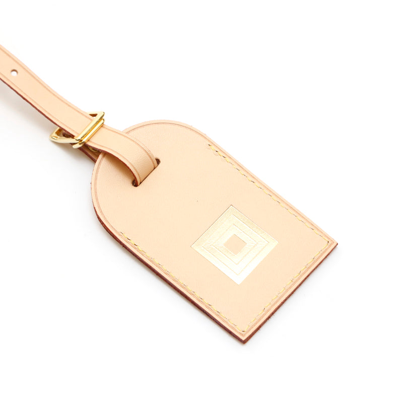 LOUIS VUITTON Vachetta Leather Luggage Tag 45981