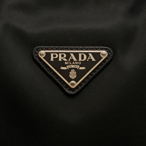 プラダ PRADA トライアングルロゴ ナイロン ビジネスバッグ ハンドバッグ ブラック P14843