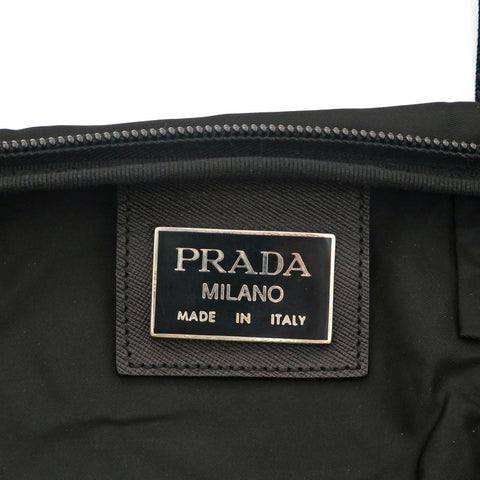 プラダ PRADA トライアングルロゴ ナイロン ビジネス ハンドバッグ ブラック P14847