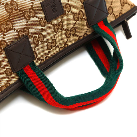 グッチ GUCCI GGキャンバス シェリーライン ハンドバッグ ベージュ P14854