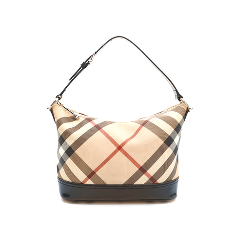 バーバリー BURBERRY ノバチェック ショルダーバッグ ベージュ P14856