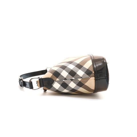 バーバリー BURBERRY ノバチェック ショルダーバッグ ベージュ P14856