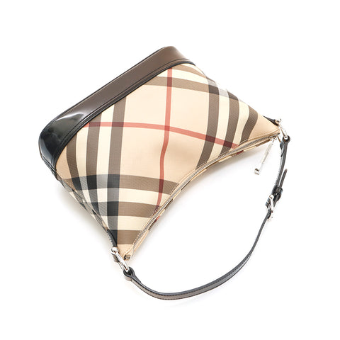 バーバリー BURBERRY ノバチェック ショルダーバッグ ベージュ P14856