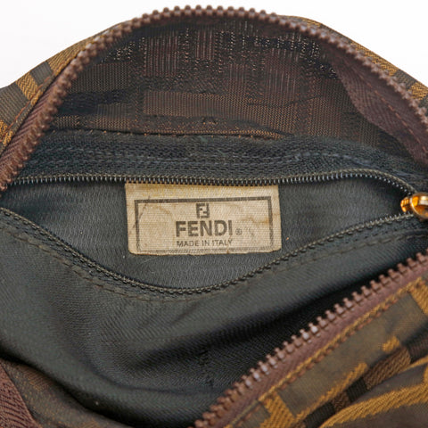 フェンディ FENDI ズッカ ハンドバッグ ブラウン P14872