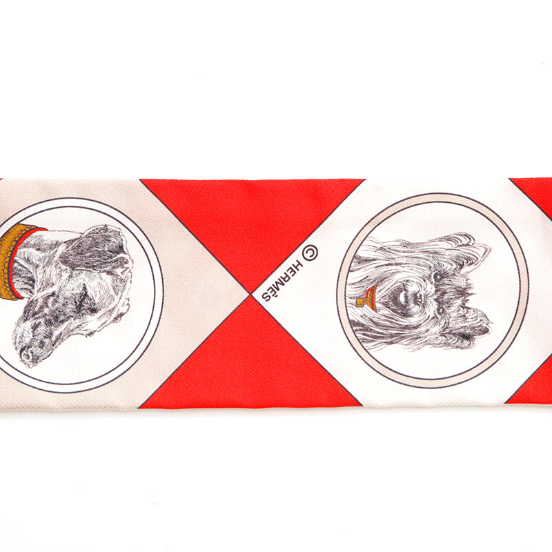 エルメス HERMES ツイリー スカーフ レッド P14882 – NUIR VINTAGE