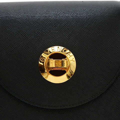 ジバンシィ GIVENCHY レザー  ハンドバッグ ブラック P14894