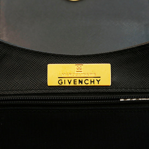 ジバンシィ GIVENCHY レザー  ハンドバッグ ブラック P14894