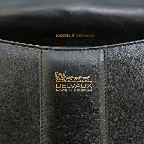 デルボー Delvaux ブリヨン レザー ハンドバッグ ブラック P14905