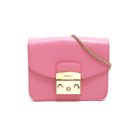 フルラ FURLA レザー チェーン ショルダーバッグ ピンク P14919 – NUIR