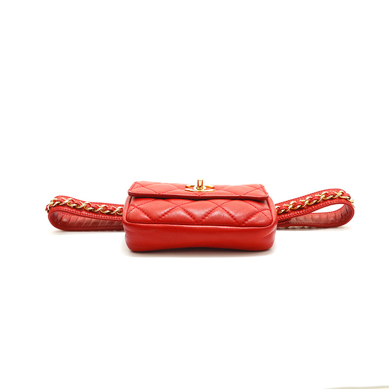 シャネル CHANEL マトラッセ ウエストポーチ ウエストバッグ