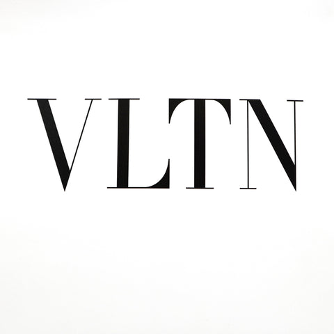 ヴァレンティノ VALENTINO VLTN ロゴ トート ハンドバッグ ホワイト P14936
