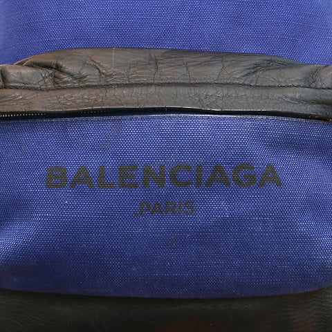 バレンシアガ BALENCIAGA ロゴ デニム リュック・デイパック ブルー P14940