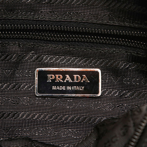 プラダ PRADA 三角ロゴ ナイロン ショルダーバッグ ブラック P15015