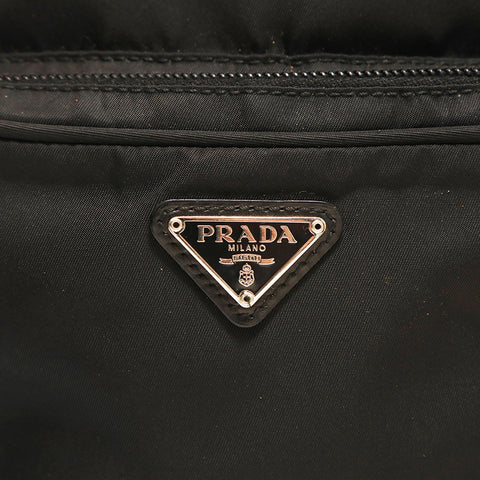 プラダ PRADA 三角ロゴ ナイロン ショルダーバッグ ブラック P15015