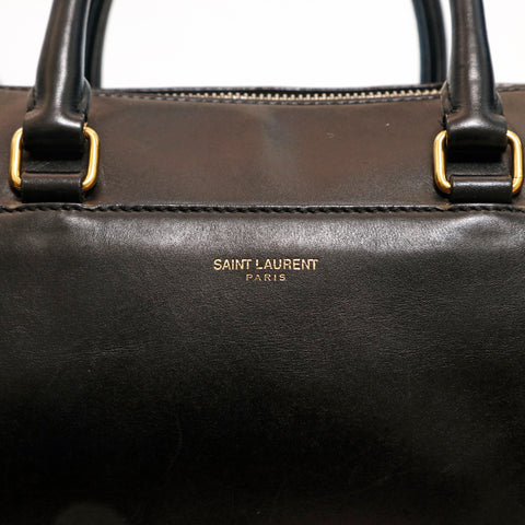 サンローランパリ SAINT LAURENT PARIS レザー 2WAY ミニハンド ショルダーバッグ ブラック P15053