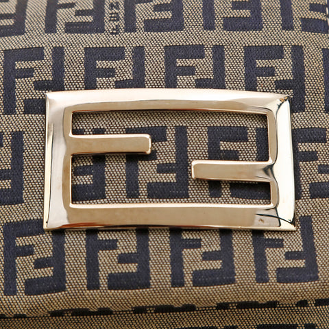 フェンディ FENDI ズッキーノ  ハンドバッグ ネイビー P15054