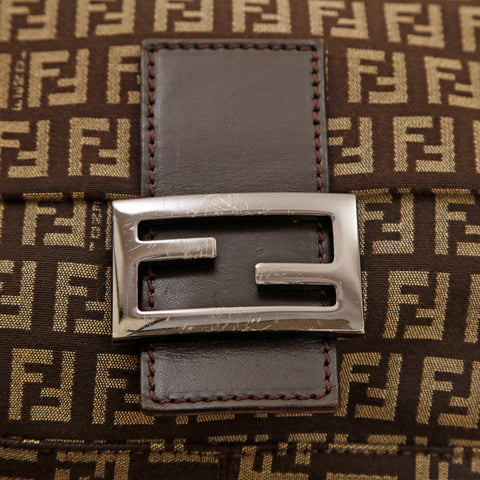 フェンディ FENDI ズッキーノ ワン ショルダーバッグ ブラウン P15058